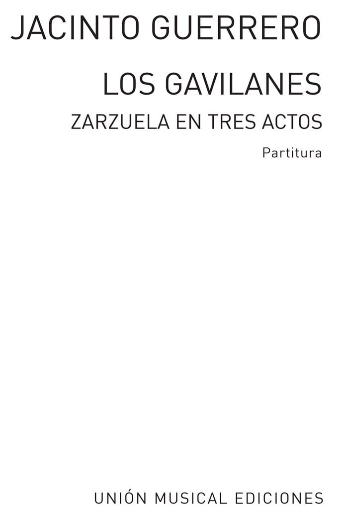 Jacinto Guerrero Romanza No.1 De Los Gavilanes